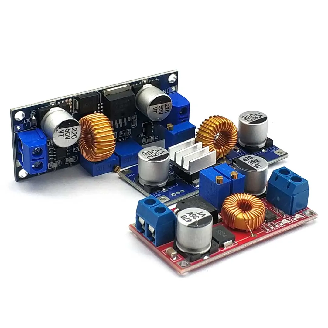 XL4015 5A DC-DC Converter 4-38V To 1.25-36V Adjustable Step-Down Module with Heat Sink Step-Down Module XL4015 4~38v 96% - Image 2