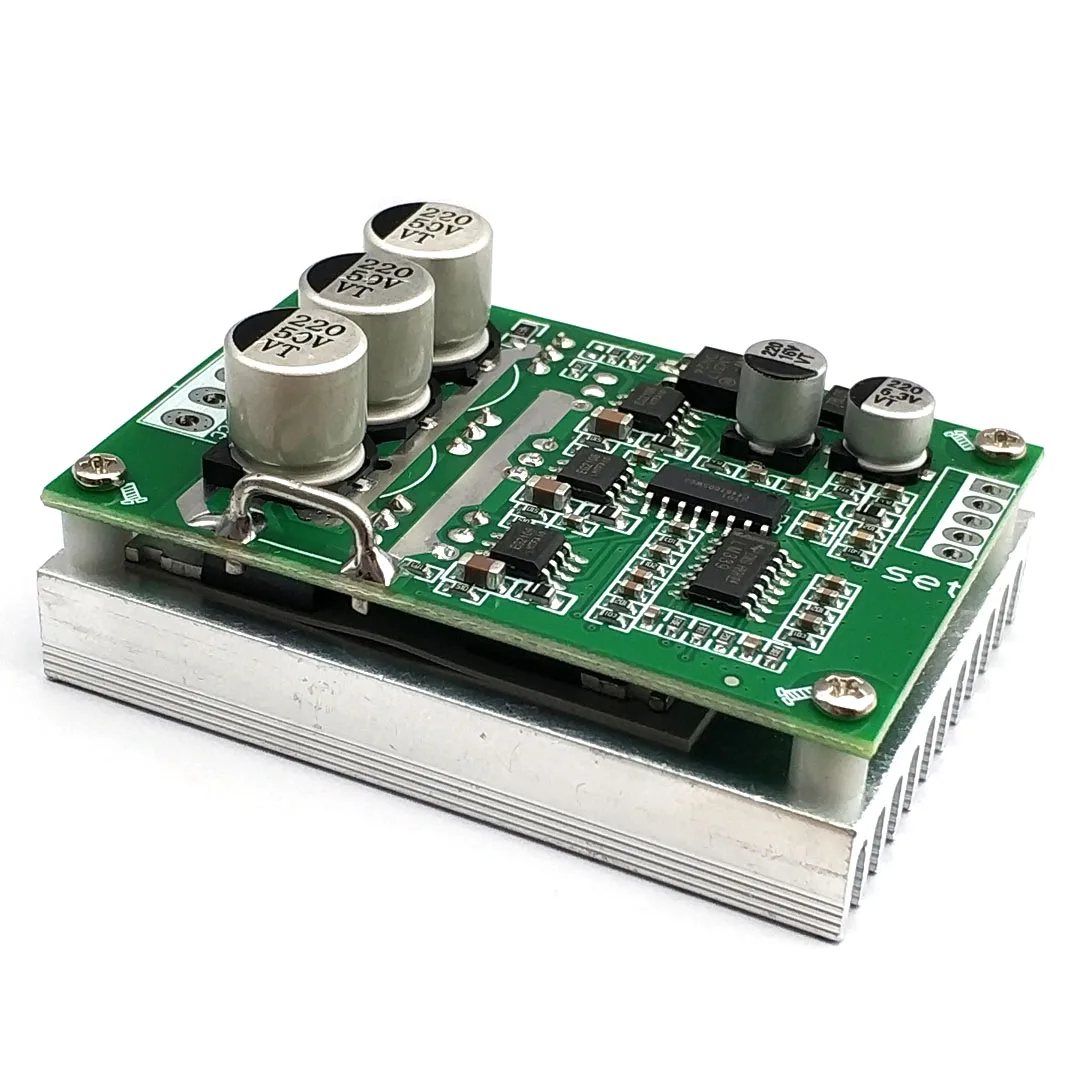 500W 15A DC 12-36V Brushless Hall Free Motor Driver Board High Power Motor Foward Reverse Speed Controller Power Supply - Image 4