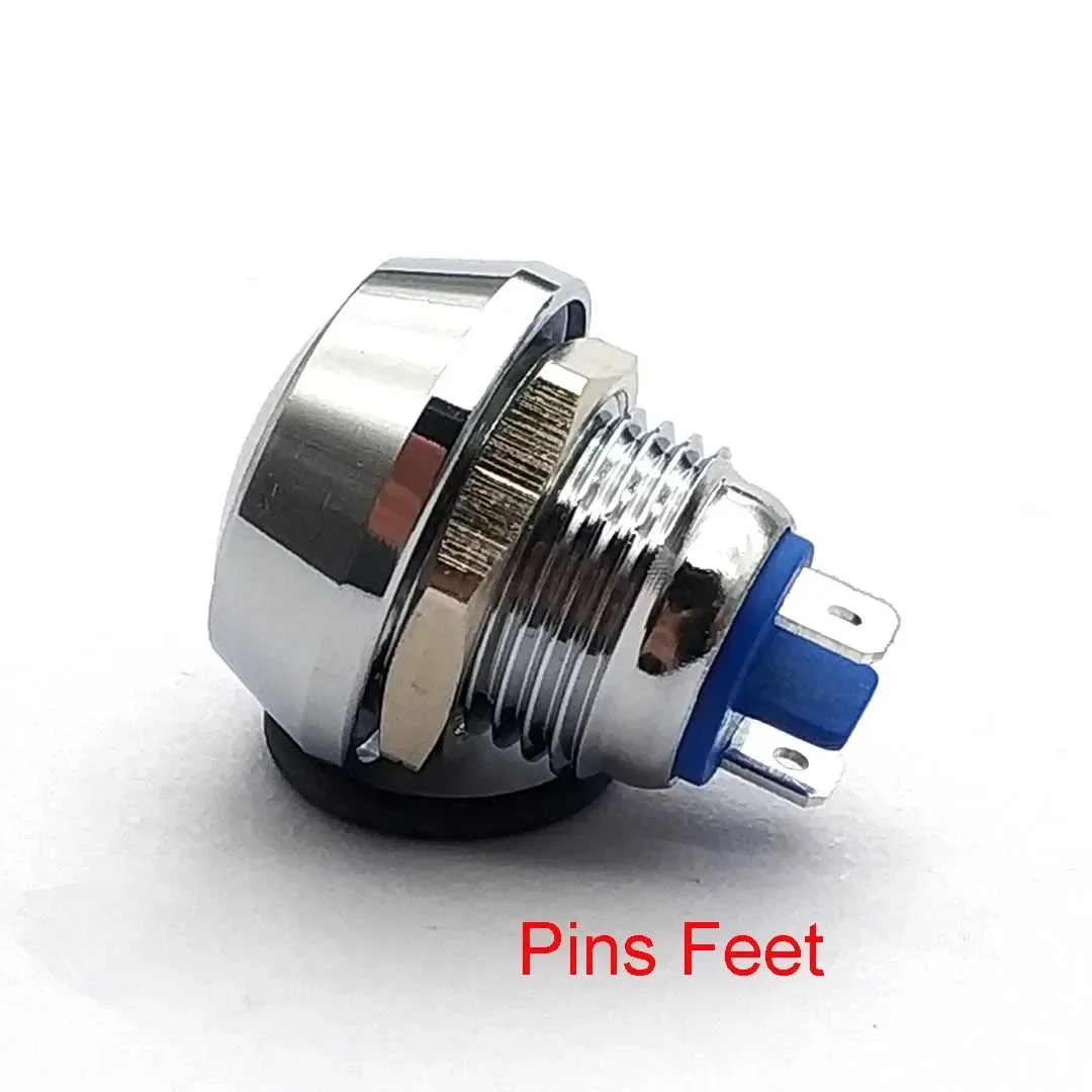 IP68 12mm Waterproof Metal Push Button Switch Self-reset Mini Switch 12mm Momentary Push Button Switch Reset Metal Shell 1NO - Image 3