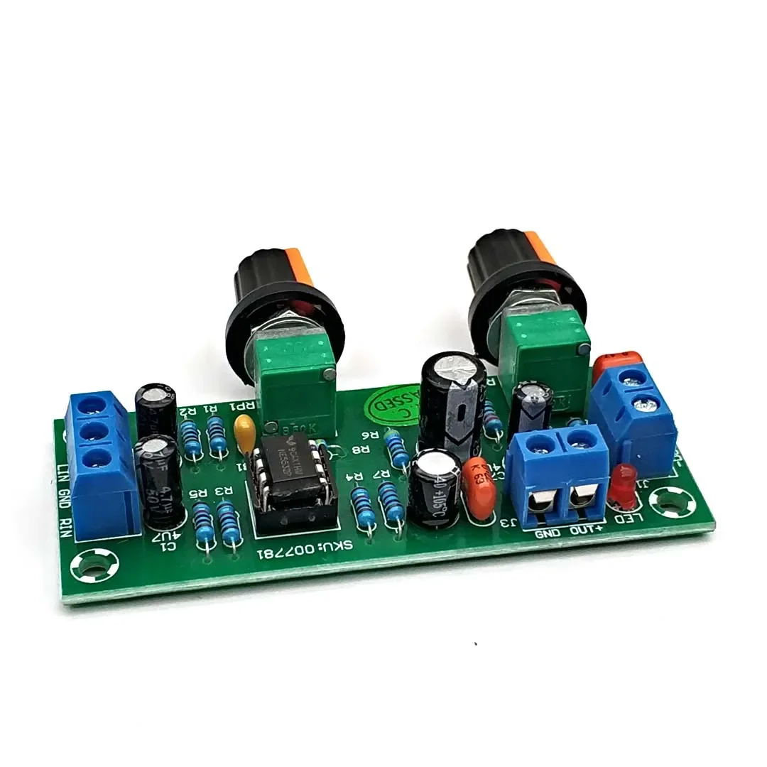 High-Precision Single Supply Low Pass Filter Board Wubwoofer Preamp Board 2.1 Channel DC 10-24v 22hz-300hz - Image 3