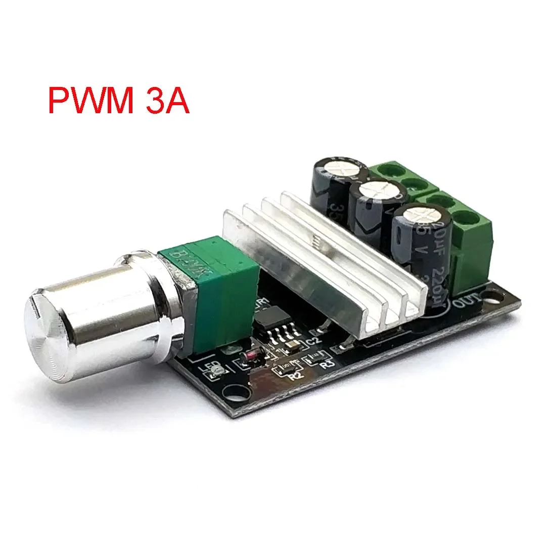 DC 6V 12V 24V 28V 3A 80W DC Motor Speed Controller PWM Speed Adjustable Reversible Switch 1203BB DC Motor Driver Reversing - Image 4