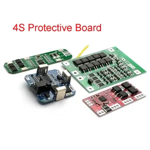 4S 12A 30A 40A Li-ion Battery Charger Protection Board 18650 BMS for Drill Motor 16.8V Enhance/Balance 2MOS