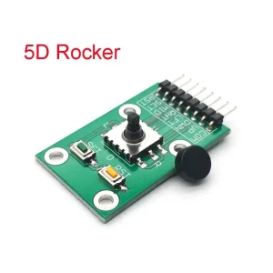 Five Direction Navigation Button Module MCU AVR Game 5D Rocker Joystick Independent Keyboard for Arduino Joystick Module
