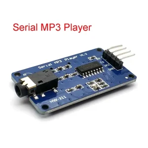 YX5300 UART TTL Serial Control MP3 Music Player Module Support MP3 / WAV Micro SD /SDHC Card for Arduino/AVR/ARM/PIC 3.2-5.2V DC