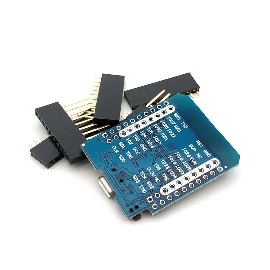 For Wemos Mini D1 ESP8266 ESP32 ESP-32S WIFI Bluetooth CP2104 CH9102 Development Board Module for Arduino with Pins - Image 3