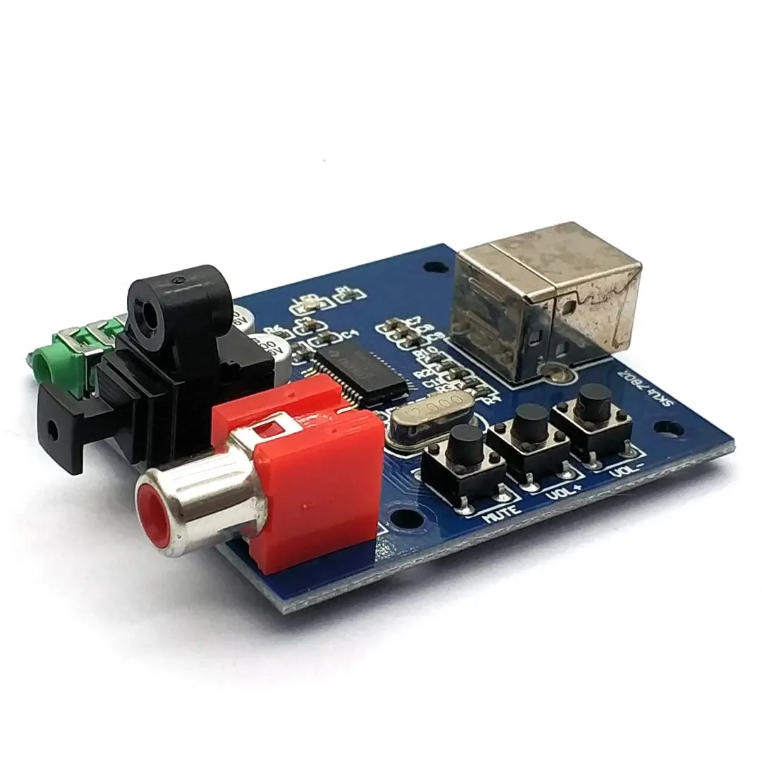 PCM2704 USB DAC HIFI USB Sound Card USB Power DAC Decoder Board Module MINI PCM2704 USB DAC USB - Image 6