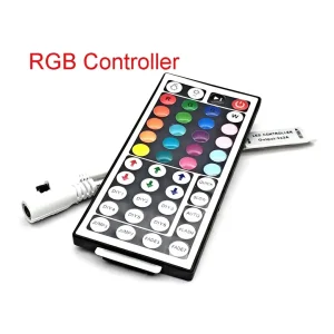 Led Controller 24 44 Keys 24LED IR RGB Controler LED Lights Controller IR Remote Dimmer DC12V 6A for RGB 3528 5050 LED Strip