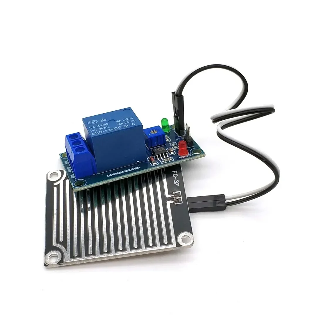 Snow Raindrops Detection Sensor Module Rain Weather Module Humidity for Arduino Relay Control Module Rain Water Sensor - Image 2