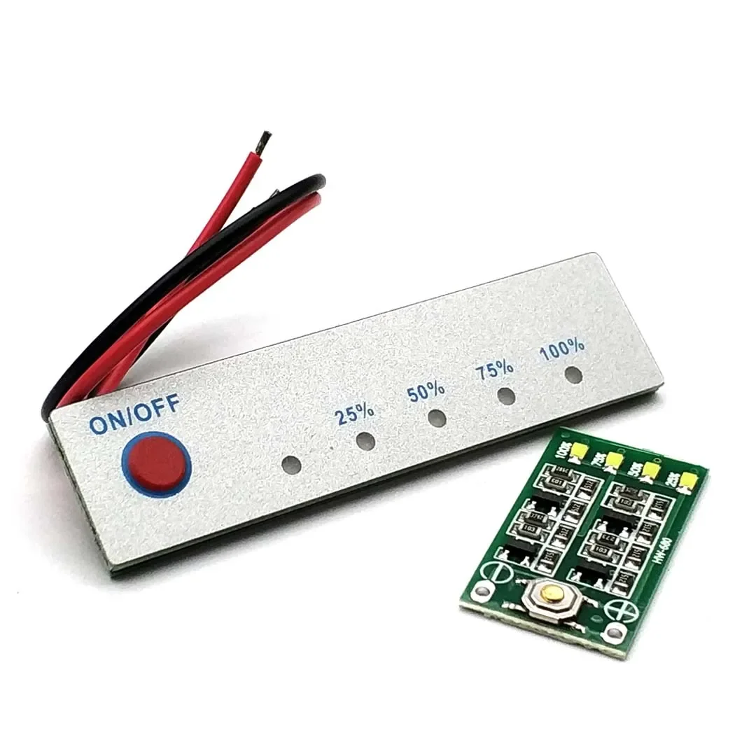 3.7V 2S 3S 4S 18650 Li-ion Lipo Lithium 12V Lead Acid Battery Level Indicator Tester LCD Display Meter Module Capacity Voltage - Image 2
