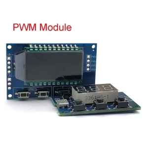 Signal Generator PWM Pulse Frequency Duty Cycle Adjustable Module LCD Display 1Hz-150Khz 3.3V-30V PWM Board Module