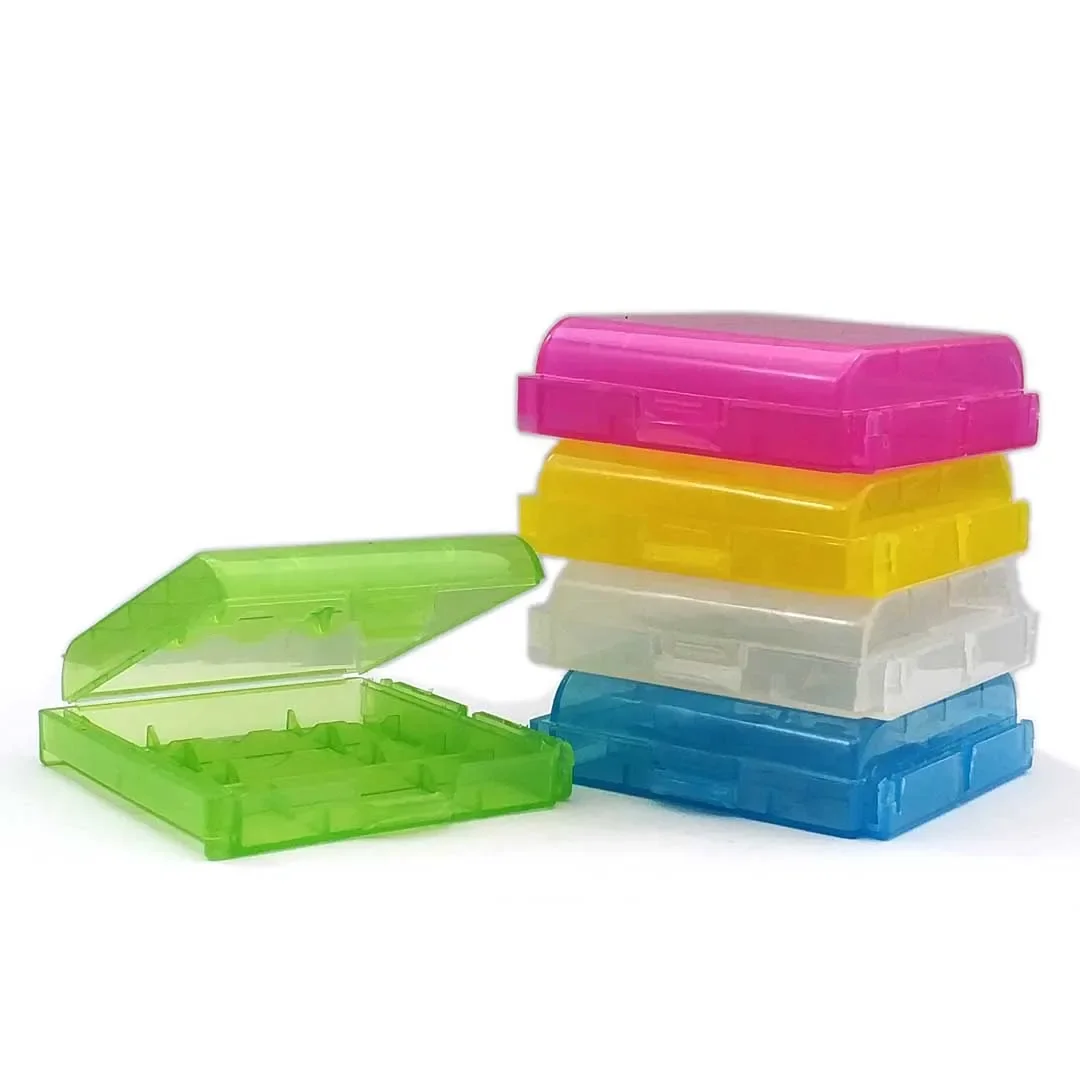 4 Slot Hard Container Case Battery Storage Box for AAA/AA/10440 14500 Organizer Accessories - Image 2