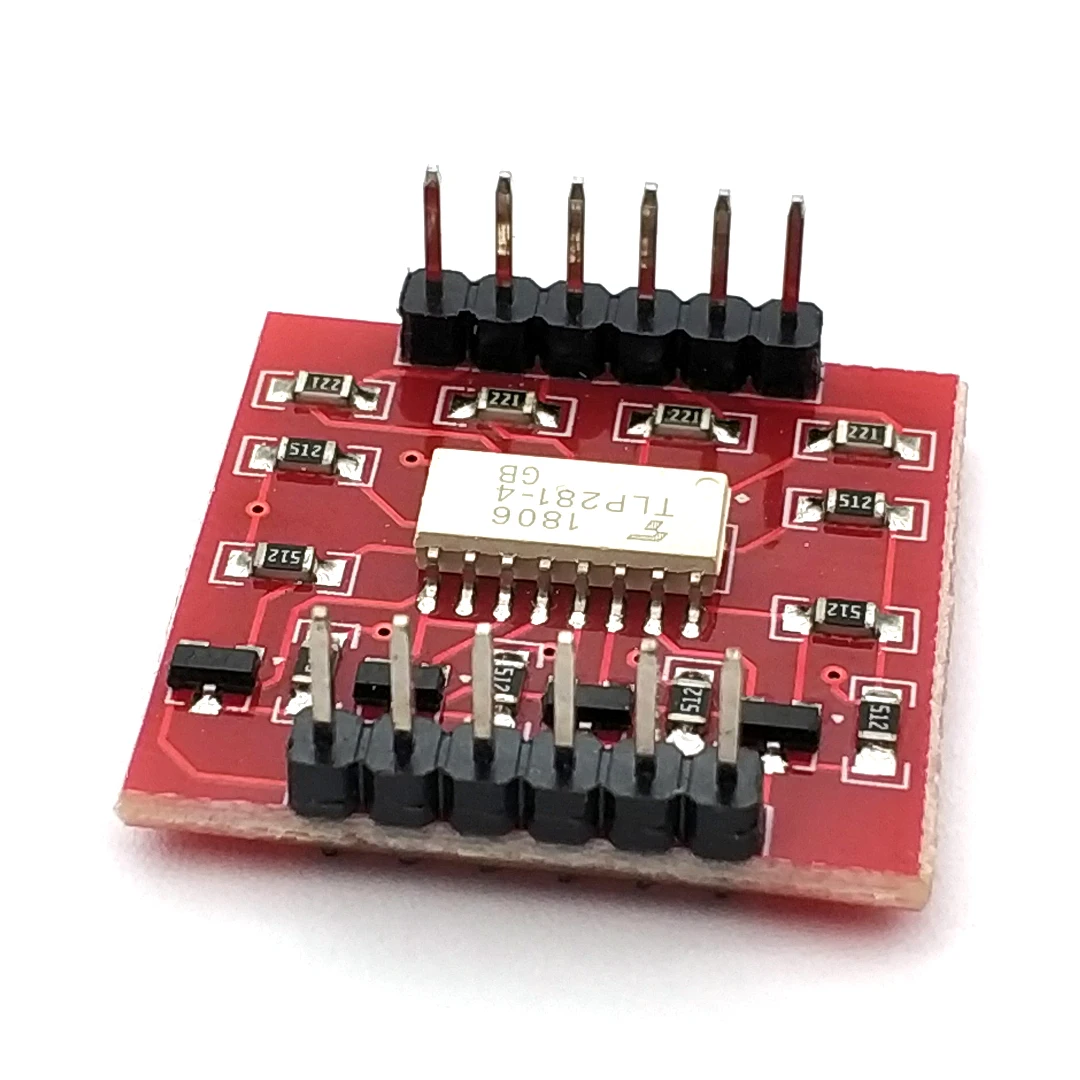 TLP281 4 CH 4-Channel Opto-isolator IC Module for Arduino Expansion Board High and Low Level Optocoupler Isolation - Image 3