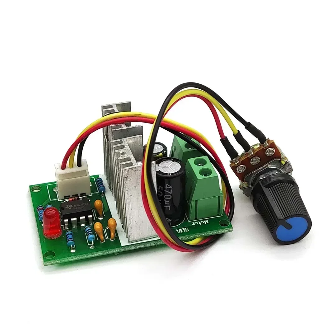 PWM Speed Controller 12V 24V 36V DC Motor 0~100% Adjustable Drive Module Input 3A 100W - Image 2