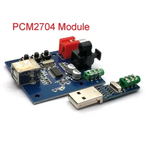 PCM2704 USB DAC HIFI USB Sound Card USB Power DAC Decoder Board Module MINI PCM2704 USB DAC USB