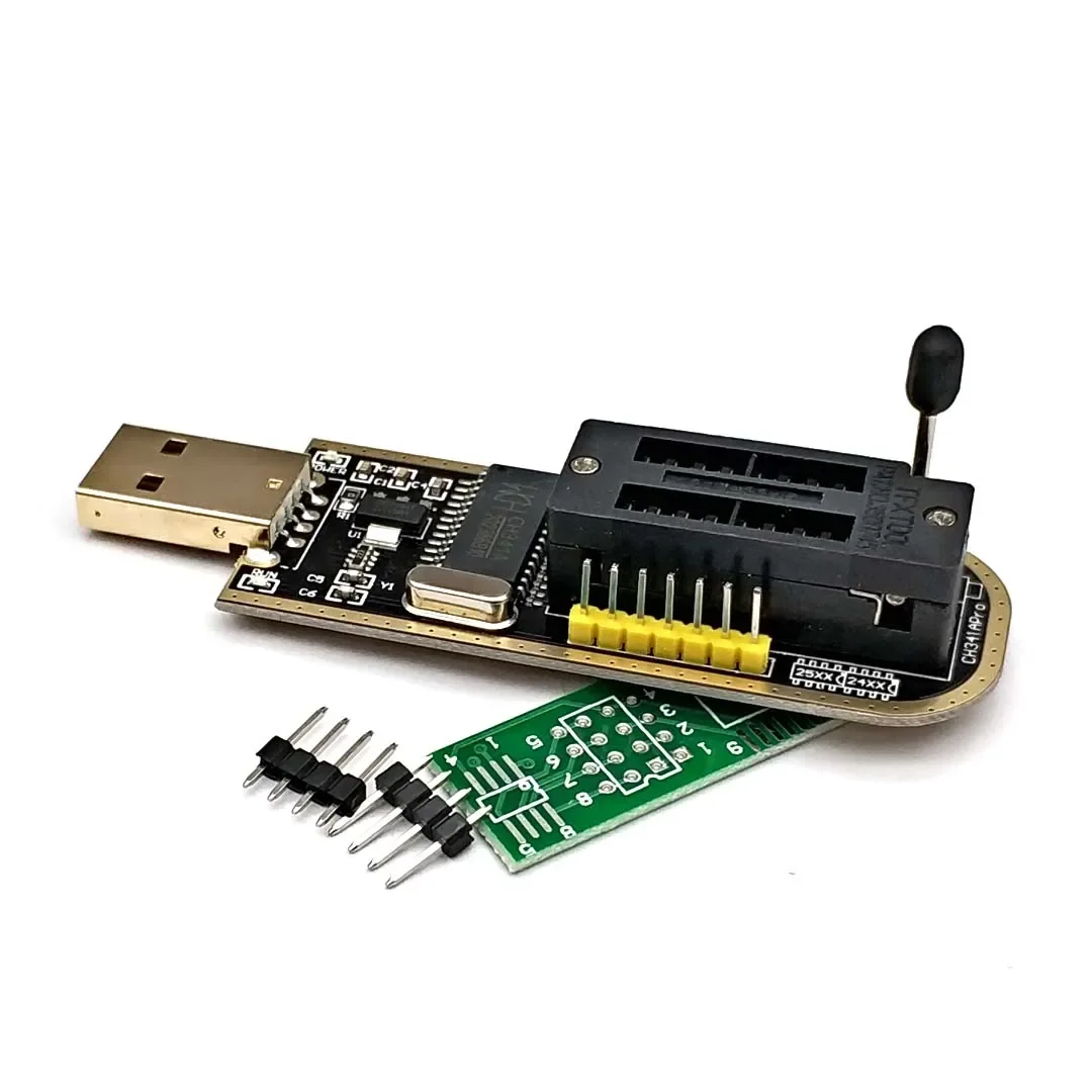 CH341A 24 25 Series EEPROM Flash BIOS USB Programmer Module + SOIC8 SOP8 Test Clip for EEPROM 93CXX / 25CXX / 24CXX DIY KIT - Image 2