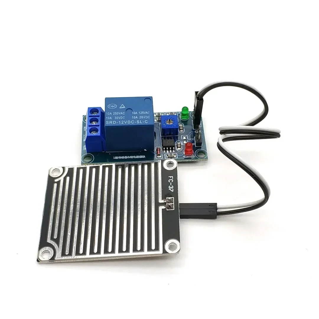 Snow Raindrops Detection Sensor Module Rain Weather Module Humidity for Arduino Relay Control Module Rain Water Sensor - Image 3