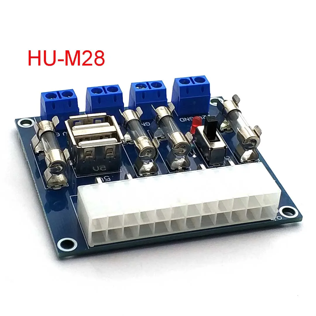 XH-M229 Desktop PC Chassis Power ATX Transfer To Adapter Board Power Supply Circuit Outlet Module 24Pin Output Terminal 24 Pins - Image 6