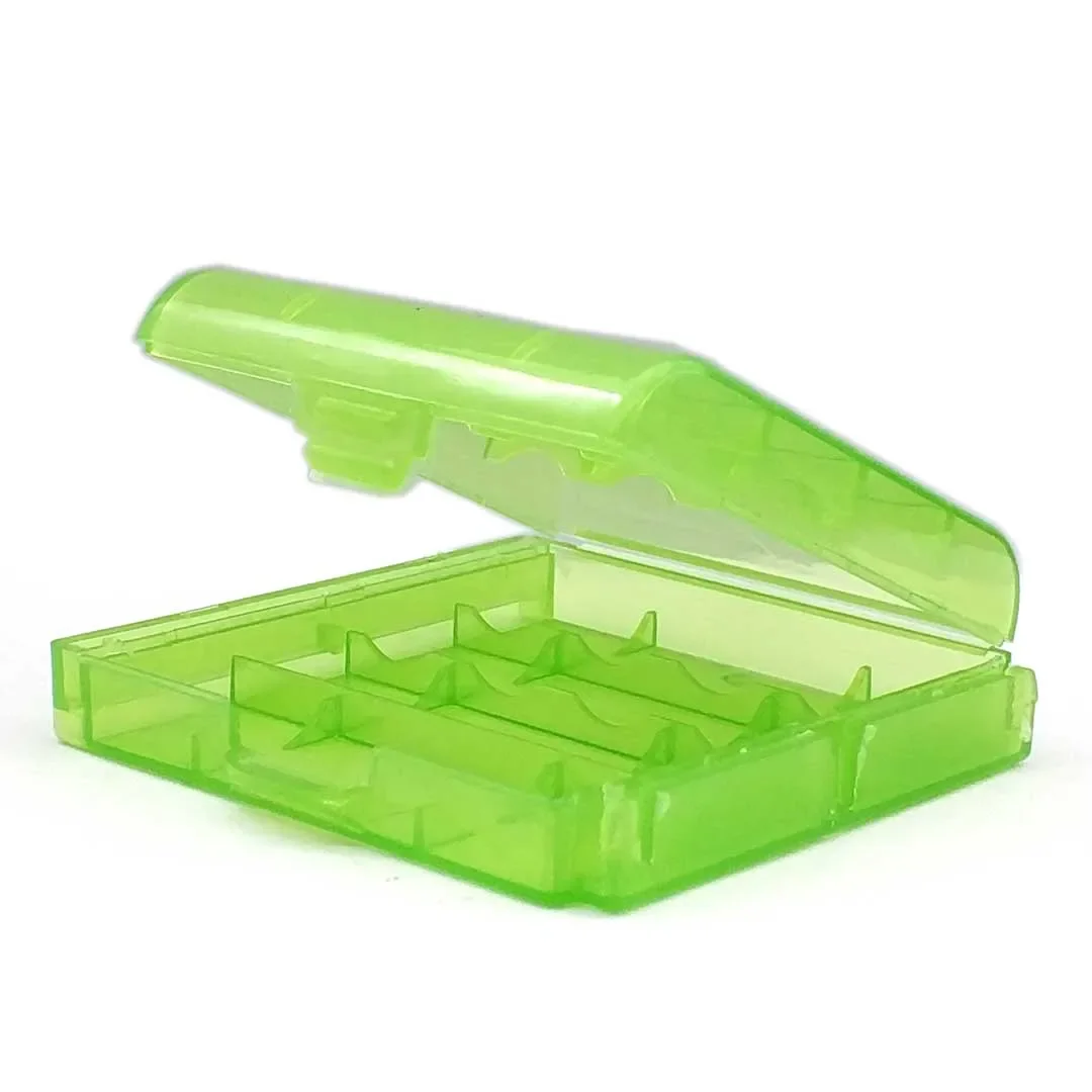 4 Slot Hard Container Case Battery Storage Box for AAA/AA/10440 14500 Organizer Accessories - Image 4