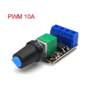 10A 5V 9V 12V DC Motor Speed Control PWM Potentiometer Governor Speed Regulation Board LED Dimming Ultra High Linearity Band