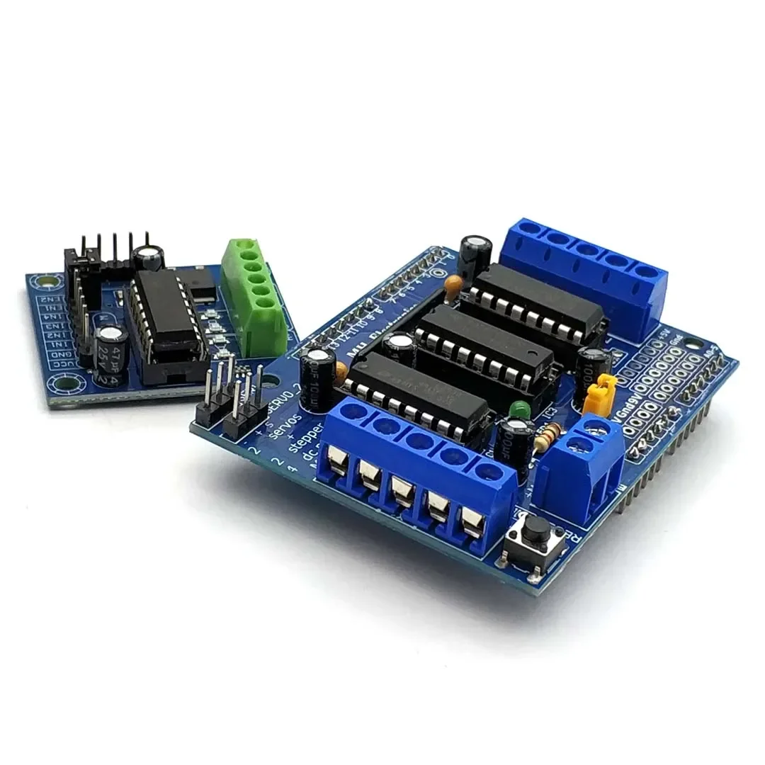 L293D Motor Drive Shield Dual for Arduino Duemilanove Motor Drive Expansion Board Motor Control Shield Mini L293D - Image 3