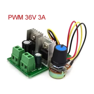 PWM Speed Controller 12V 24V 36V DC Motor 0~100% Adjustable Drive Module Input 3A 100W