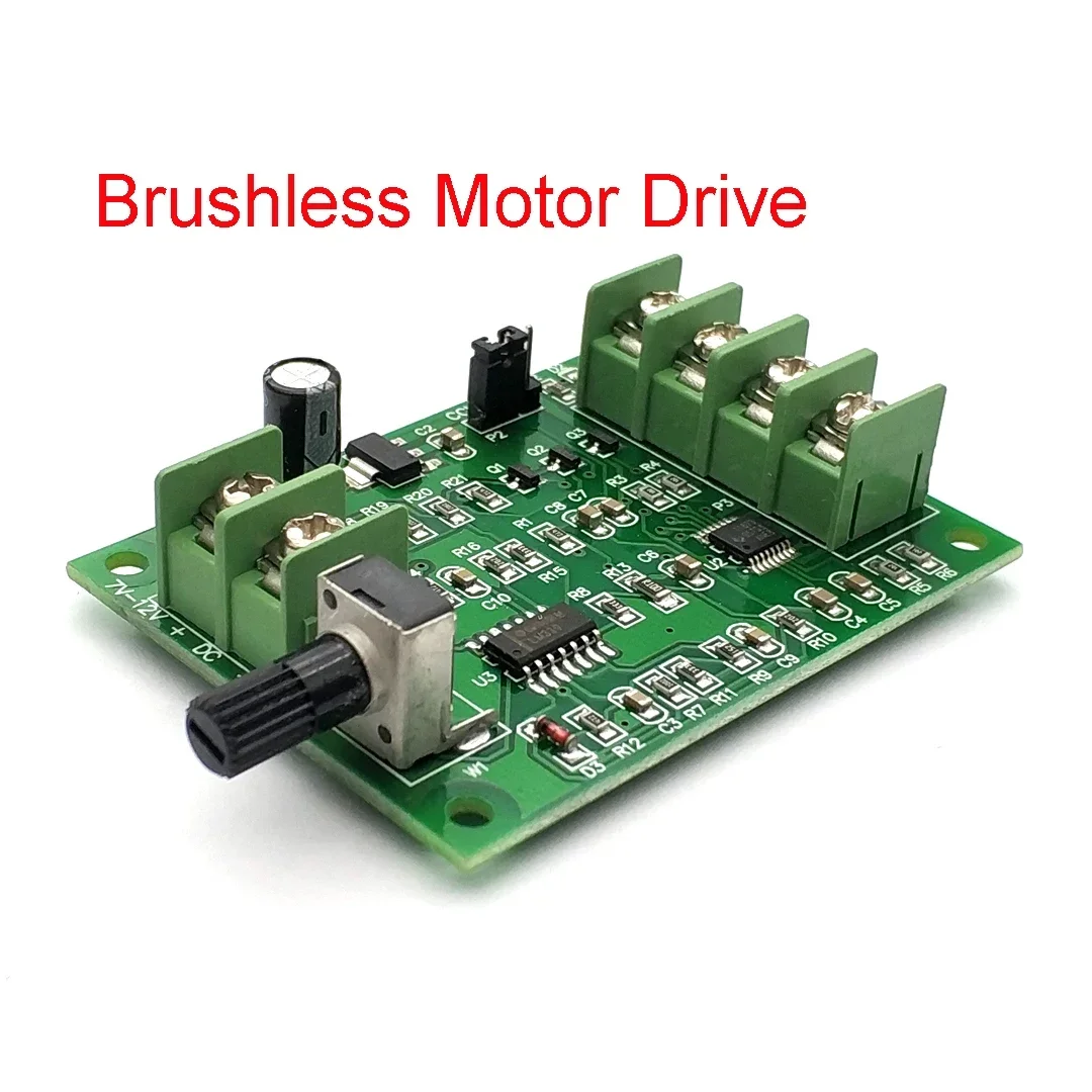 DC 7V-12V Brushless Driver Board Controller for Hard Drive Motor 3/4 Wire