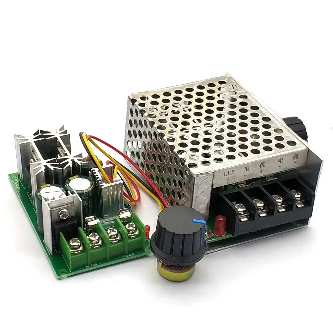 DC Motor Speed Regulator 12V 24V 36V 48V High Power Drive Module PWM Motor Speed Controller 20A Current Regulator - Image 2