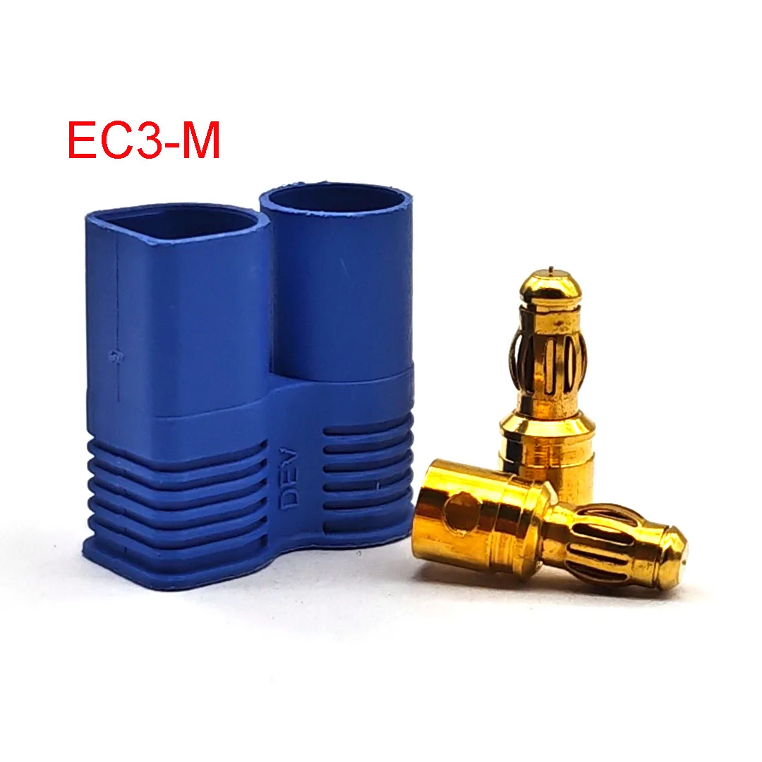 EC2 EC3 EC5 EC8 Connector Kit Male and Female Bullet Gold Plated Banana Plug Be Used for RC Model Airplane Connector Parts - Image 5