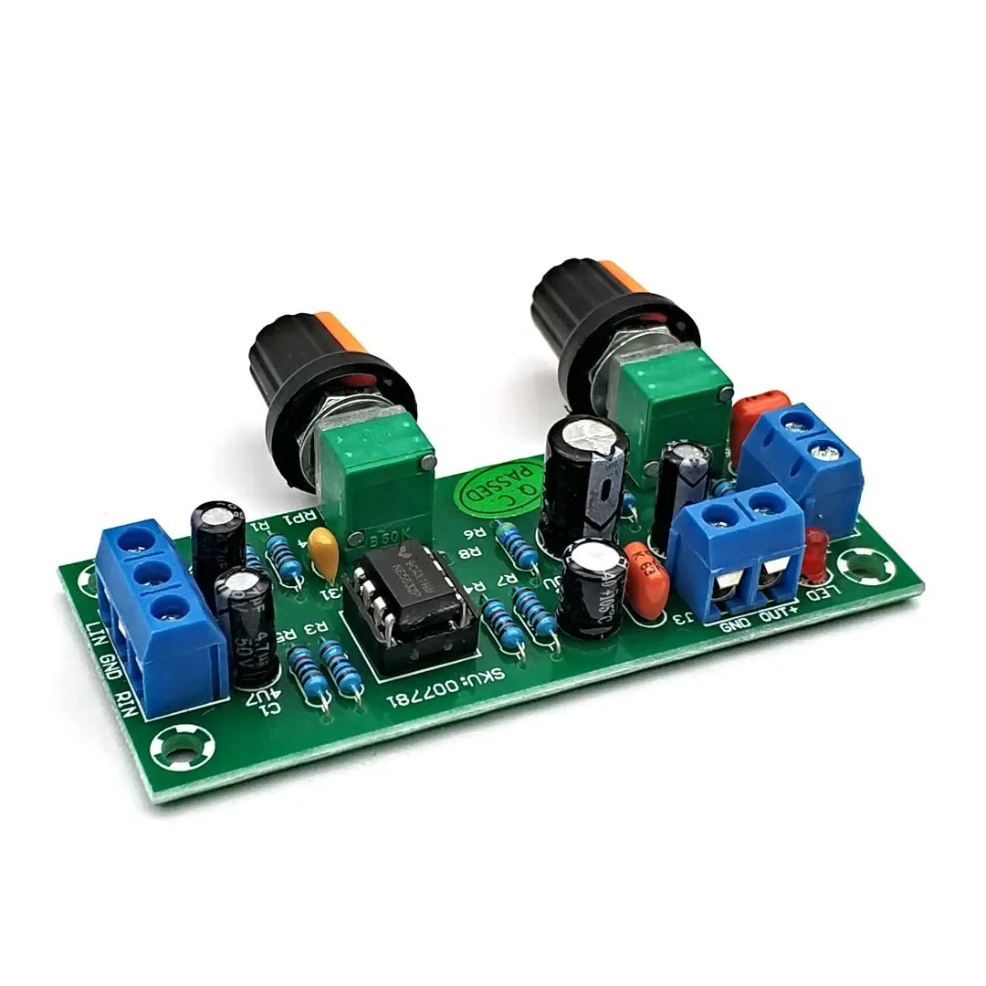 High-Precision Single Supply Low Pass Filter Board Wubwoofer Preamp Board 2.1 Channel DC 10-24v 22hz-300hz - Image 5
