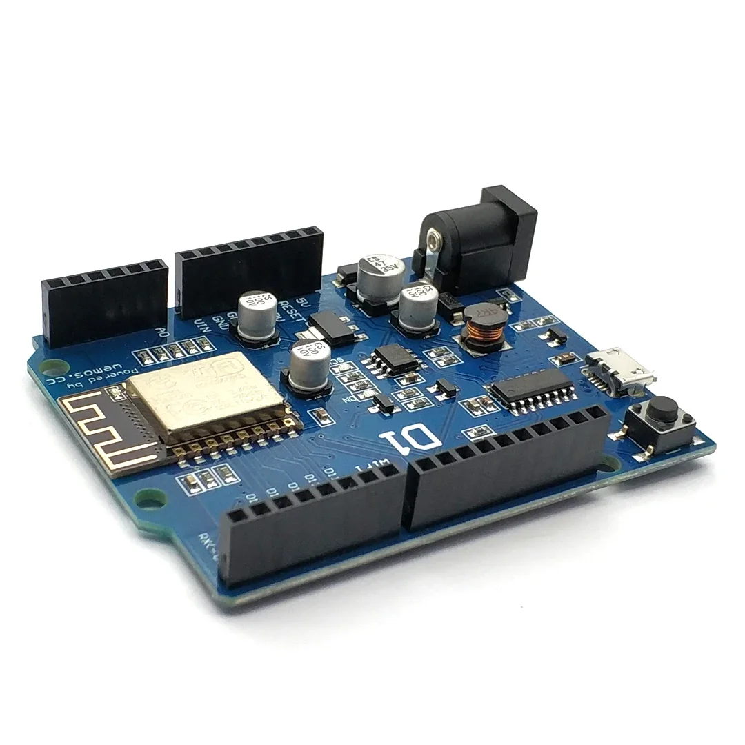 ESP-12E WeMos D1 UNO R3 CH340 CH340G WiFi Development Board Based ESP8266 Shield Smart Electronic PCB for Arduino Compatible IDE - Image 2
