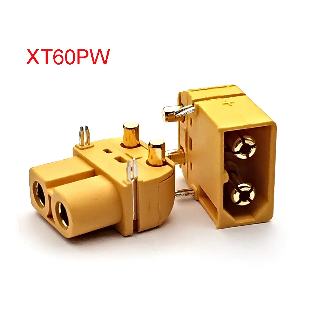 XT60PW XT60-PW Brass Gold Banana Bullet Male Female Connectors Plug Connect Parts for RC Lipo Battery PCB Board