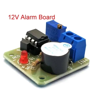 12V LM358 Accumulator Sound Light Alarm Board Buzzer Prevent Over Discharge Controller Module Without Overvoltage Protection