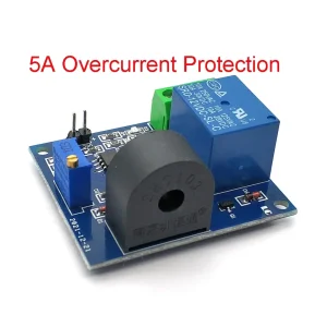 5A Overcurrent Protection Relay Module AC Current Detection Board 12V/5V/24V Relay ZMCT103C Current Transformer