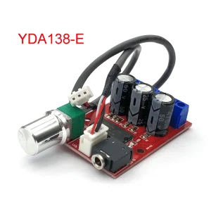YDA138-E Amplifier Board Digital Two Channel Stereo Power Amplifier Module Miniatu Class D Audio Amplifier Board HD