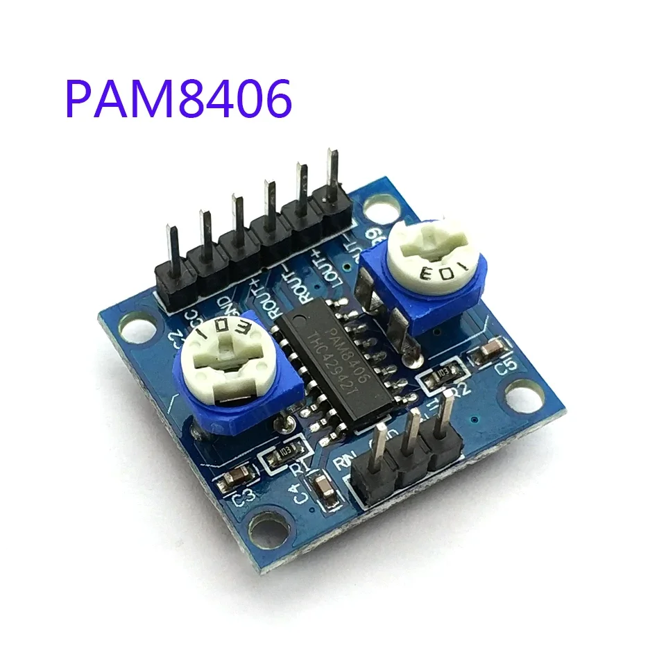 PAM8406 Digital Power Amplifier Board Bone Conduction Speaker Power Amplifier Board With Volume Potentiometer - Image 4