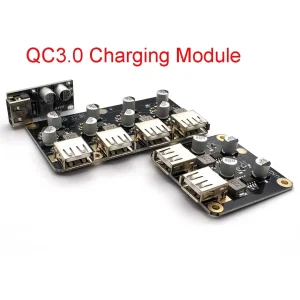 USB QC3.0 QC2.0 USB DC-DC Buck Converter Charging Step Down Module 6-32V 9V 12V 24V To Fast Quick Charger Circuit Board 5V
