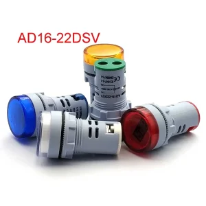 22MM AD16-22 AC 50-500V Mini Voltage Meter LED Digital Display Voltmeter Indicator Light/Pilot Lamp AD16-22DSV