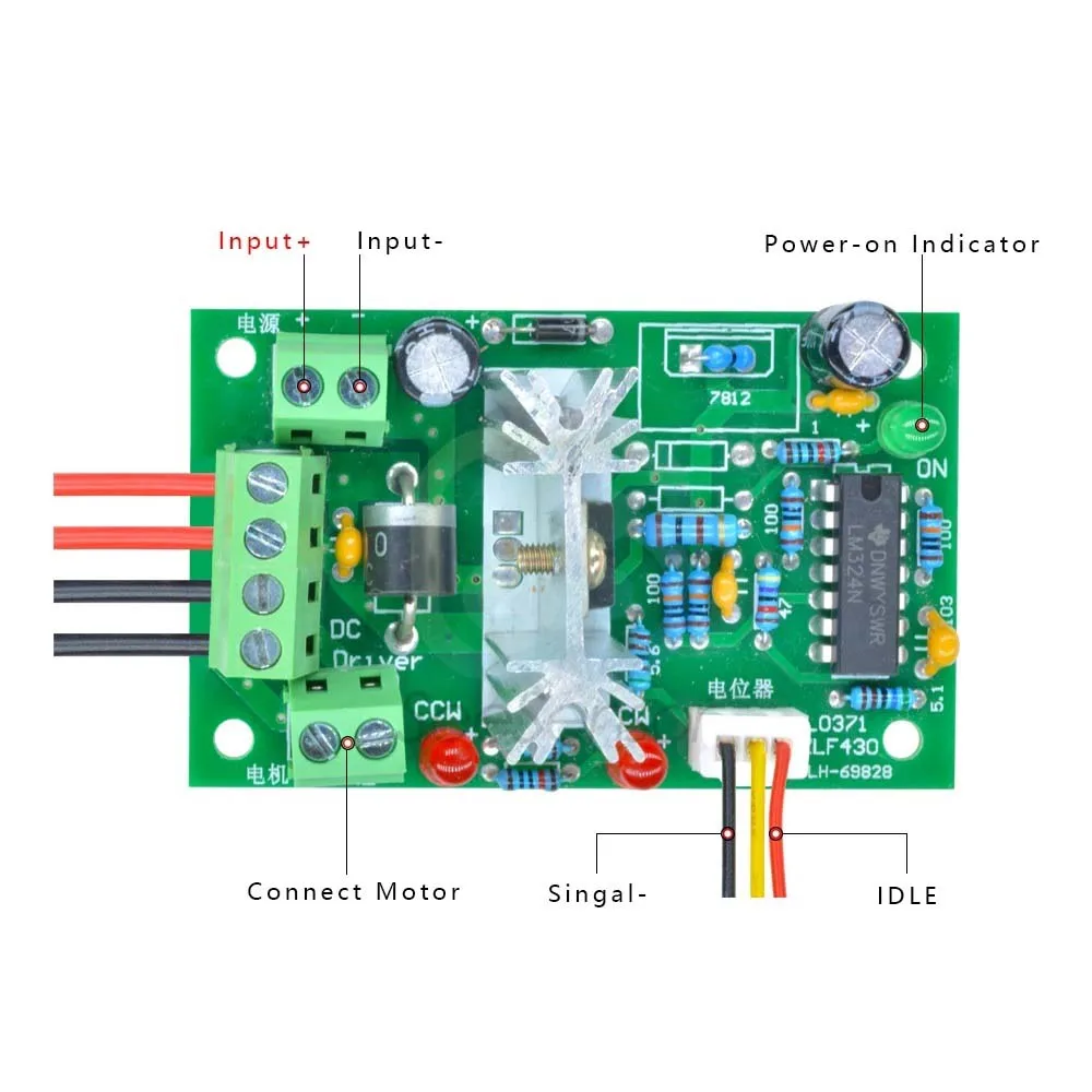 DC 6-30V 6A Motor Speed Controller Reversible PWM Control Forward/Reverse Switch Board 6V-30V Max 10A Module 12V 24V CCM6N - Image 5