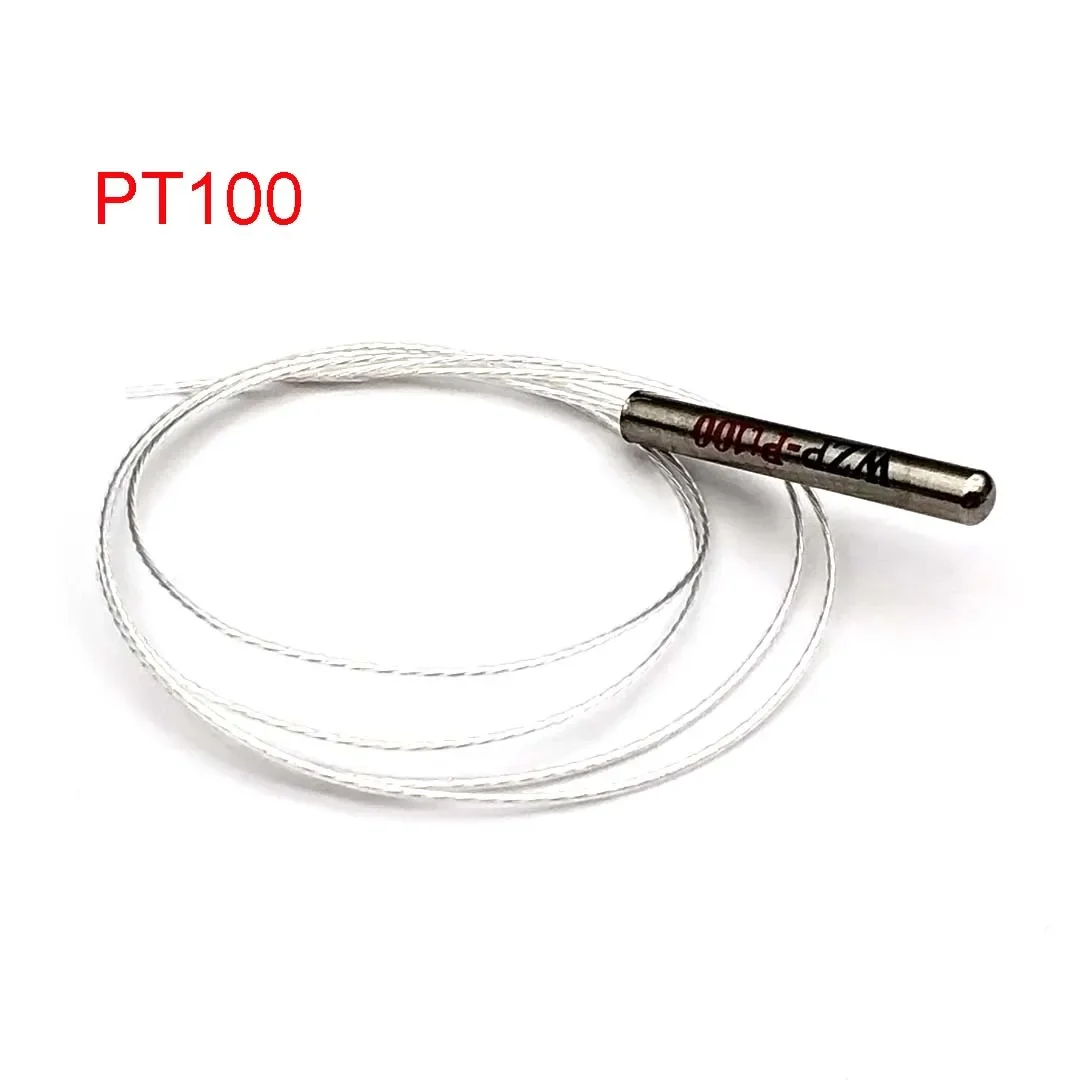 PT100 PT1000 Platinum Resister Temperature Sensor Waterproof Temp Probe -20~450 Celsius Insulated Shielding Fiberglass