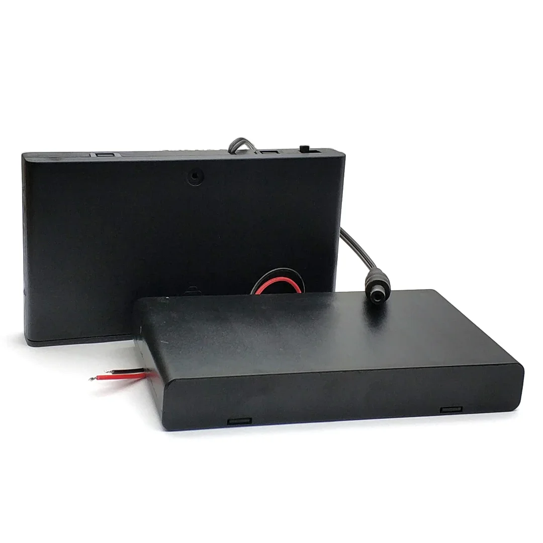 8 Slot AA Battery Case Box Holder with Leads DC5.5*2.1MM - Image 3