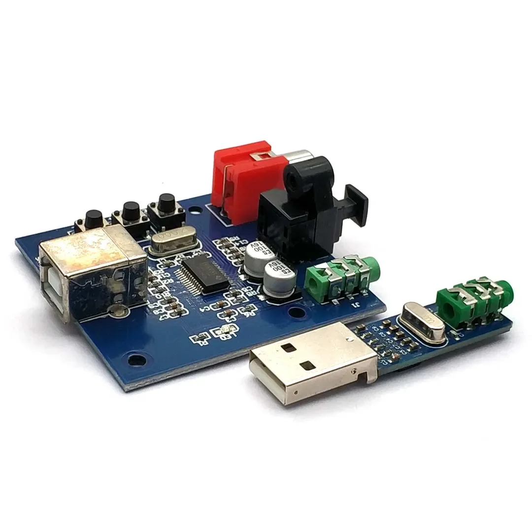 PCM2704 USB DAC HIFI USB Sound Card USB Power DAC Decoder Board Module MINI PCM2704 USB DAC USB - Image 2