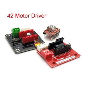 42 Stepper Motor Driver Expansion Board DRV8825 A4988 3D Printer Control Shield Module for Arduino UNO R3 Ramps1.4 DIY Kit One