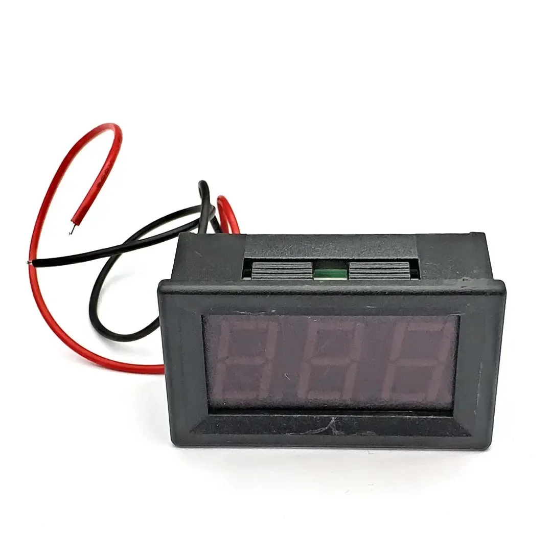 DC5V-120V Mini Digital Two-Wire Voltmeter 0.56 Inch LED Display Panel Voltage Tester Volt Meter Module for Car Red/Blue/Green - Image 2