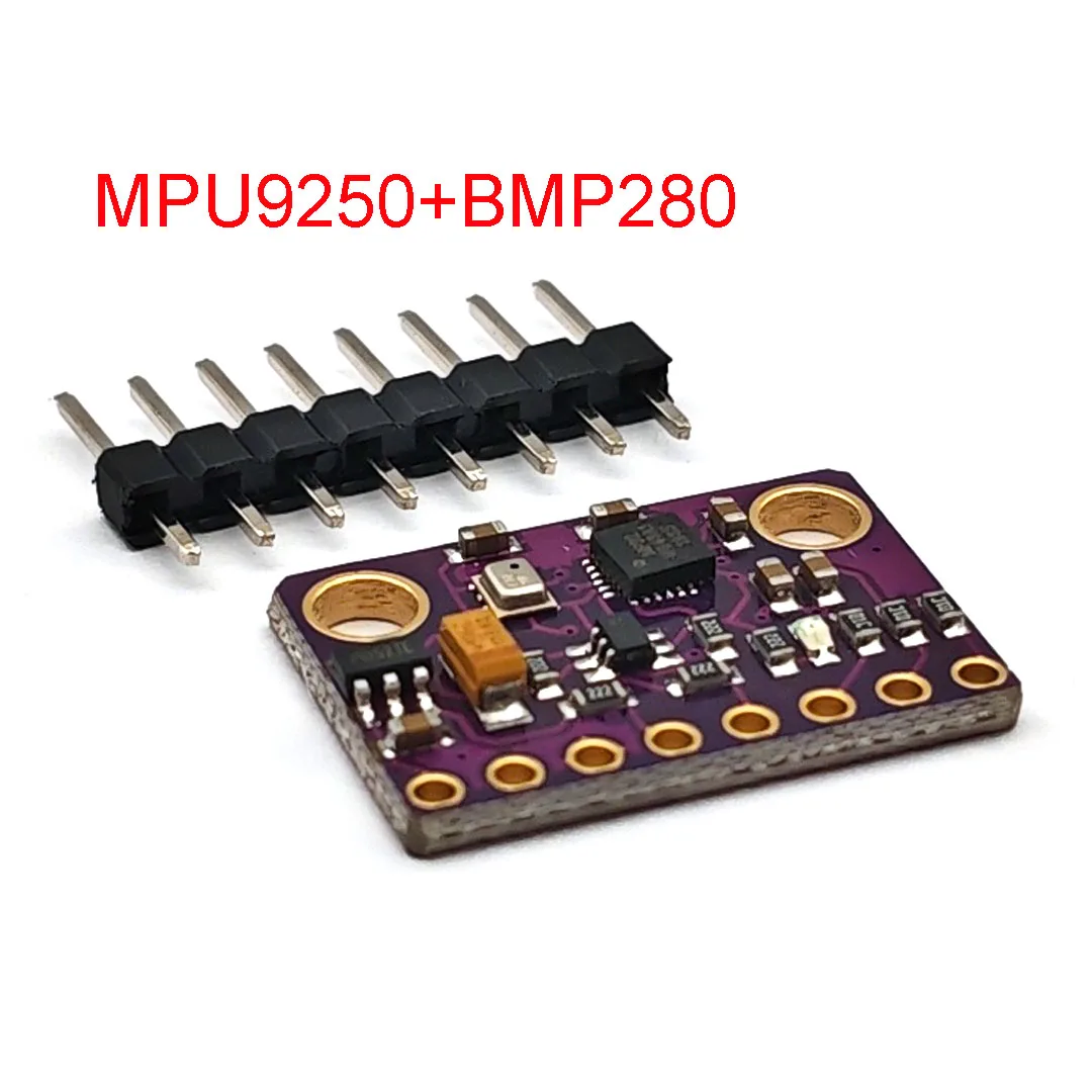 MPU-9250 MPU9250 BMP280 SPI IIC/I2C 10DOF Acceleration Gyroscope Compass 9-Axis Sensor Board Module GY-91 for Arduino 3-5V