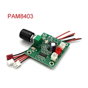 Mini PAM8403 DC 5V 2 Channel USB Digital Audio Amplifier Board Module 2 * 3W Volume Control with Potentionmeter