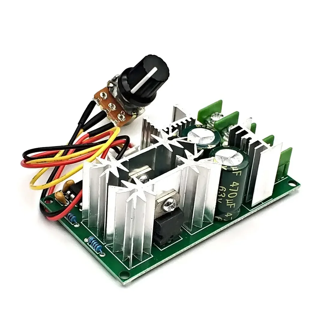 Universal DC10-60V PWM HHO RC Motor Speed Regulator Controller Switch 20A - Image 2