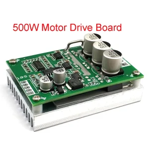 500W 15A DC 12-36V Brushless Hall Free Motor Driver Board High Power Motor Foward Reverse Speed Controller Power Supply