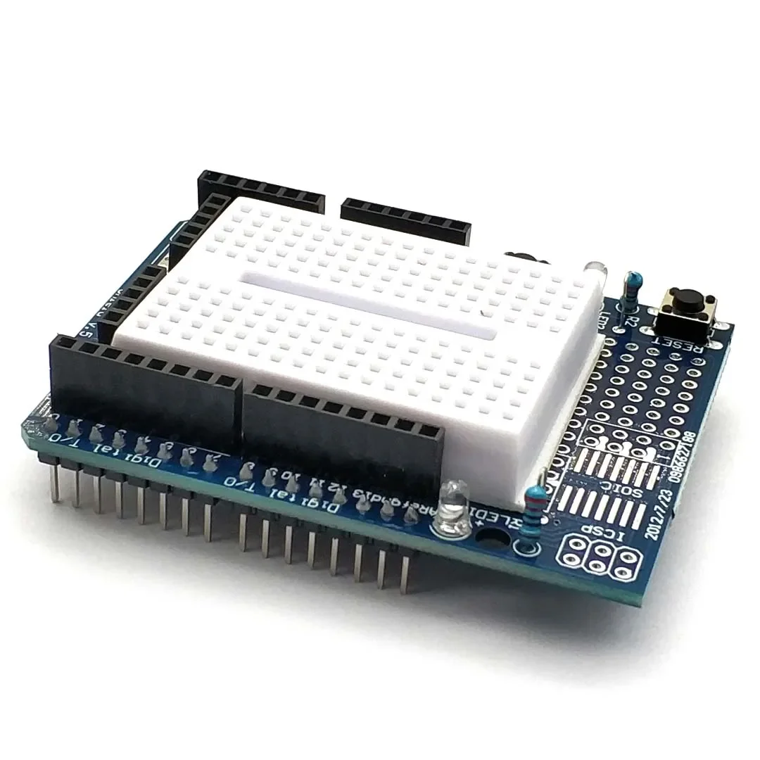UNO Proto Shield Prototype Expansion Board with SYB-170 Mini Bread Board Based for ARDUINO UNO ProtoShield - Image 5