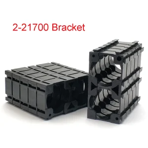2-21700 21.2MM Battery Holder Bracket Cell Safety Anti Vibration Brackets for 1*2 21700 21.7MM Batteries