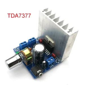 DC 12V TDA7377 35W+35W 2x35W Amplifier Board 2.0 Double Track No Noise Amplifier Module Bookshelf Speakers Power